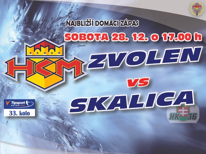 Zvolen - Skalica 33_kolo pozvánka